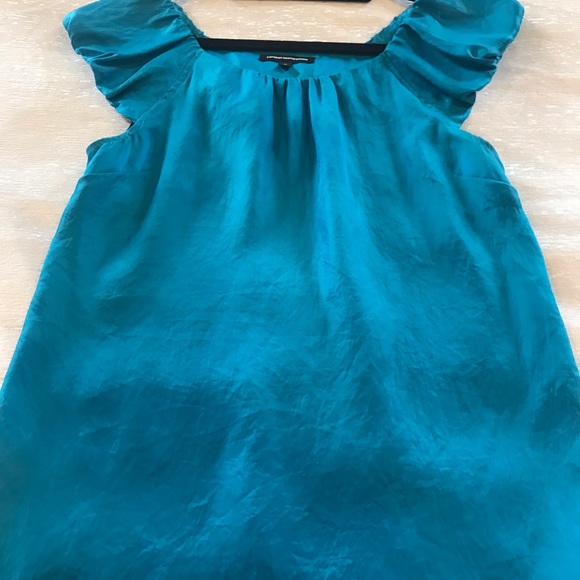 Peasant sleeve crinkle blouse - Picture 3 of 4